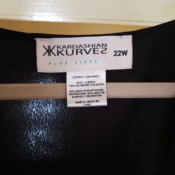 Kardashian Kurves| Faux Wrap Dress size 22 W - Picture 3 of 3